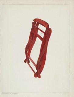 Child's Folding Chair, c. 1938. Creator: Magnus S. Fossum.
