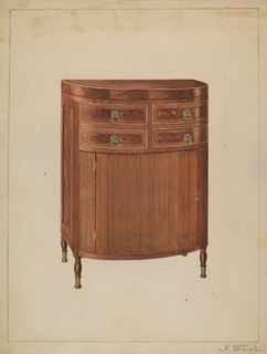 Washstand, c. 1936. Creator: Nicholas Gorid.