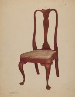 Chair, 1937. Creator: Arsen Maralian.