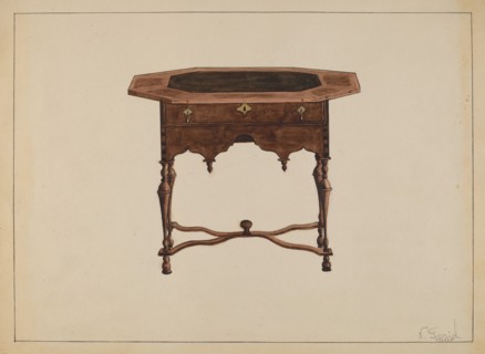 Tea Table, c. 1936. Creator: Nicholas Gorid.