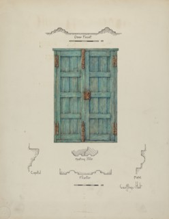 Doors (Inside View), c. 1939. Creator: Geoffrey Holt.