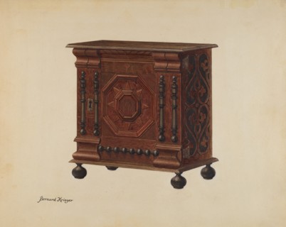 Cabinet for Storage, 1938. Creator: Bernard Krieger.