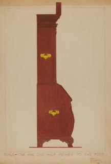 Secretary (Cabinet Top Desk), c. 1936. Creator: Rolland Livingstone.