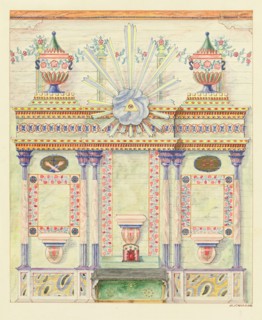 Reredos and Wall Paintings, 1937. Creator: Randolph F Miller.