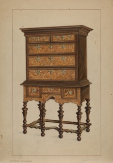 Highboy, 1935/1942. Creator: Isadore Goldberg.