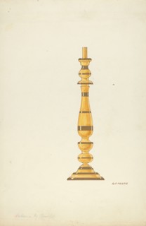 Candlestick, 1935/1942. Creator: Randolph F Miller.