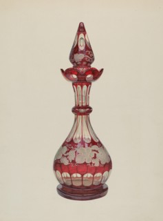 Decanter, 1935/1942. Creator: Frank M Keane.