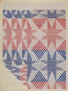 Coverlet, c. 1936. Creator: Katherine Hastings.