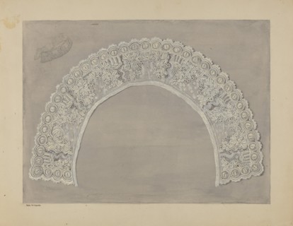 Embroidery, 1937. Creator: Edith Magnette.