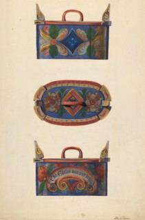 Sewing Box, c. 1936. Creator: Albert J. Levone.