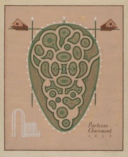 Parterre Claremont, c. 1936. Creator: Helen Miller.