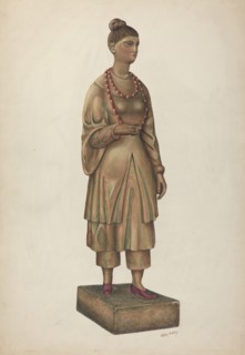 Shop Figure, c. 1937. Creator: Frank Gray.