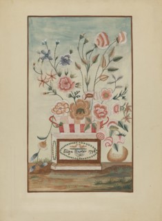 Embroidered Picture, c. 1937. Creator: Jules Lefevere.