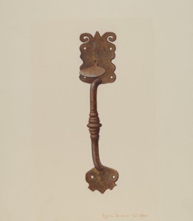 Suffolk Latch, c. 1939. Creator: Regina Henderer.