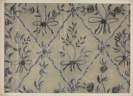 Free Hand Decorated Wall, c. 1939. Creator: Michael Lauretano.