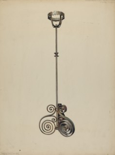 Stand for Incense Burner, c. 1938. Creator: Walter Hochstrasser.