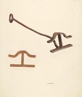 Branding Iron, c. 1942. Creator: Elizabeth Johnson.