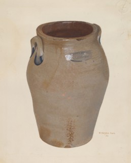 Butter Crock, 1936. Creator: Jerome Hoxie.
