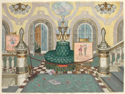 Theatre Lobby, 1935/1942. Creator: Perkins Harnly.