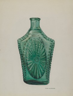 Flask, 1935/1942. Creator: Chris Makrenos.
