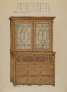 Desk, 1935/1942. Creator: Henry Meyers.