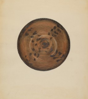 Pie Plate, c. 1936. Creator: Meyer Goldbaum.