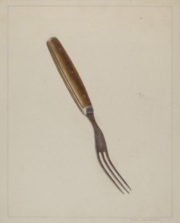 Steel Fork, c. 1938. Creator: Fred Hassebrock.