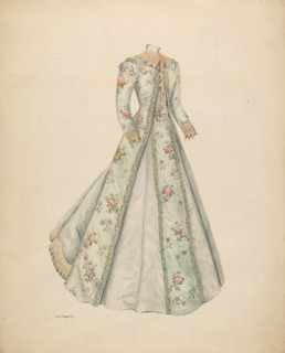 Ball Dress, c. 1938. Creator: Edith Magnette.