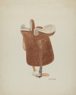 Side Saddle, c. 1938. Creator: Randolph F Miller.
