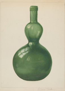 Green Bottle, c. 1938. Creator: Cora Parker.