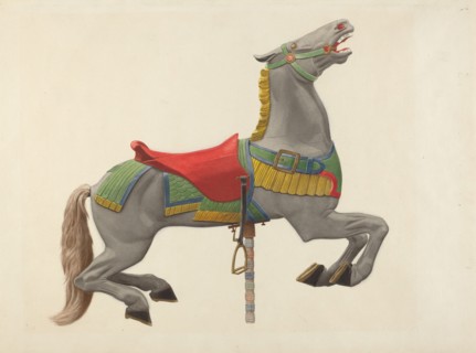 Carousel Horse, c. 1941. Creator: John W Kelleher.