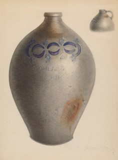 Jug, 1937. Creator: George Loughridge.
