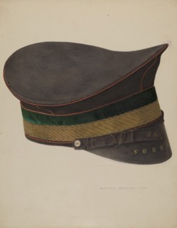 Volunteer Fireman's Cap, 1938. Creator: Alexander Anderson.