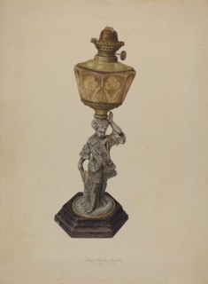 Table Lamp, 1939. Creator: Lloyd Charles Lemcke.
