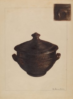 Sugar Bowl, 1935/1942. Creator: Nicholas Amantea.