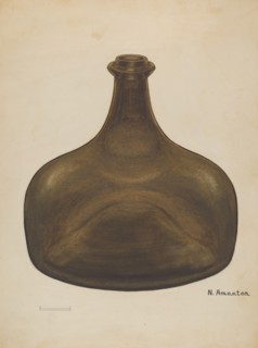 Liquor Bottle, c. 1936. Creator: Nicholas Amantea.