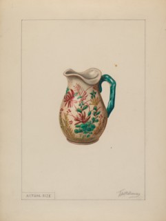 Cream Pitcher, c. 1937. Creator: Thomas Holloway.