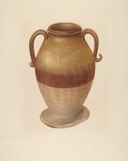 Vase, c. 1939. Creator: Isadore Goldberg.
