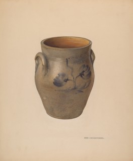 Crock, c. 1939. Creator: George Loughridge.