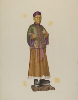 Tea Store Figure, c. 1940. Creator: Joseph Goldberg.
