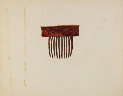 Comb, c. 1940. Creator: Irene Lawson.