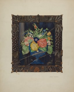 Tin Foil Still Life and Frame, c. 1941. Creator:  John Koehl.