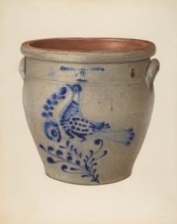 Crock, c. 1941. Creator: Isadore Goldberg.