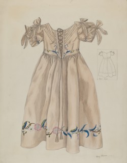 Child's Dress, c. 1936. Creator: Mary E Humes.