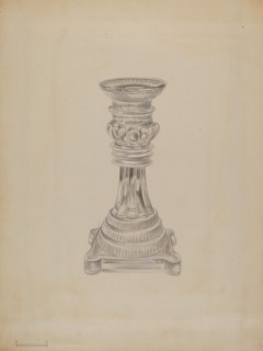 Candlestick, 1935/1942. Creator: Gertrude Lemberg.
