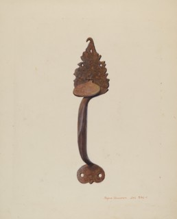 Suffolk Latch, c. 1939. Creator: Regina Henderer.