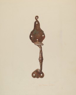 Suffolk Latch, c. 1939. Creator: Regina Henderer.