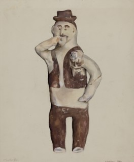 Clay Indian Doll - "Saguna", 1936. Creator: Jane Iverson.