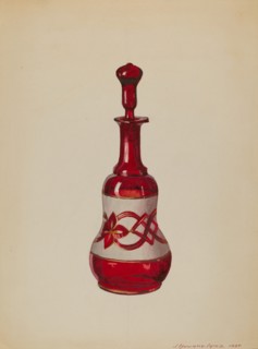 Bottle, 1937. Creator: J. Howard Iams.