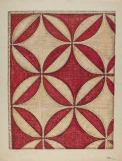 Quilt, 1940. Creator: Marie Lutrell.